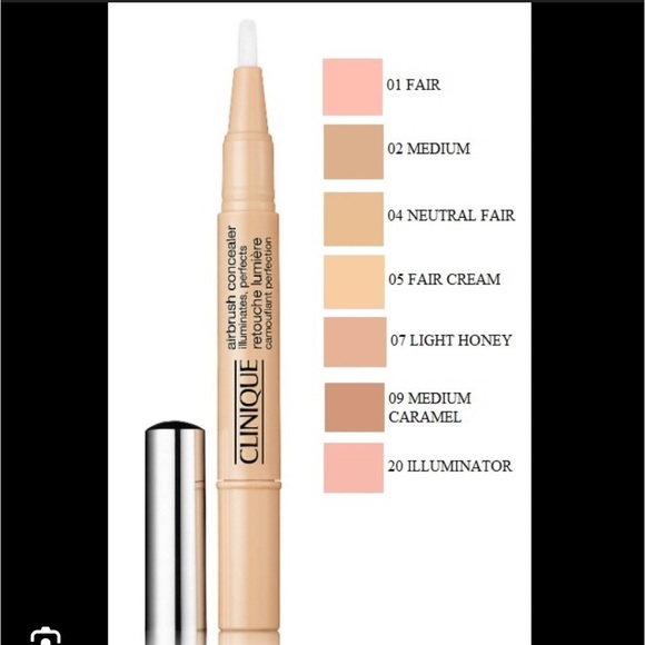 NEW FULL SIZE CLINIQUE AIRBRUSH CONCEALER IN SHADE LIGHT HONEY - Picture 7 of 7